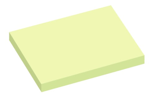 INFO NOTES Haftnotizen 7.5 x 10 cm 12 Stück à 100 Blatt gelb