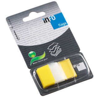 INFO NOTES Indexstreifen 2.5 x 4.3 cm 50 Blatt gelb