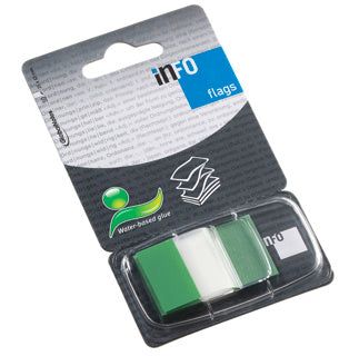 INFO NOTES Indexstreifen 2.5 x 4.3 cm 50 Blatt grün