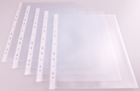Klarsichthülle A5 genarbt 50 µm 10 Stück transparent