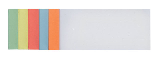 FRANKEN Moderationskarten selbstklebend 205 x 95 mm sortiert