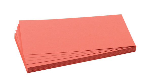 FRANKEN Moderationskarten 20.5 x 9.5 cm rot
