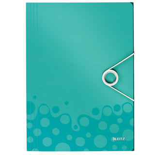 LEITZ Eckspannermappe WOW 4599 eisblau