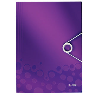 LEITZ Eckspannermappe WOW 4599 violett