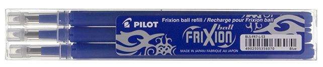 PILOT Minen 2261 Frixion 3 Stück 0.4 mm blau