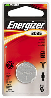 ENERGIZER Knopfbatterie CR2025 3 Volt