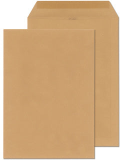 ÖKI Versandtasche B4T/FSCMN120 10 Stück DIN B4 gummiert ohne Fenster 120g/m² braun