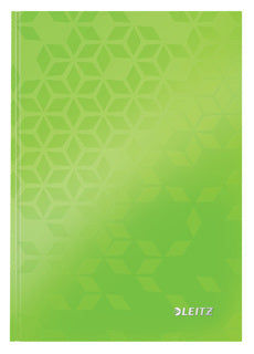 LEITZ Notizbuch WOW A5 80 Blatt kariert grün