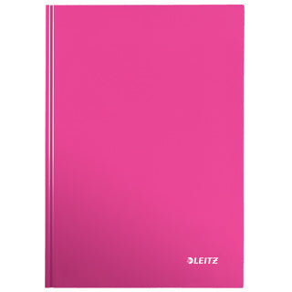 LEITZ Notizbuch WOW A5 80 Blatt kariert pink