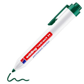 EDDING Permanentmarker retract 11 mit Rundspitze 1.5-3 mm grün
