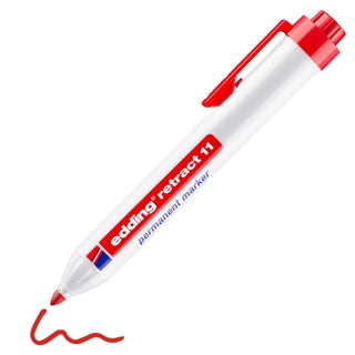 EDDING Permanentmarker retract 11 mit Rundspitze 1.5-3 mm rot