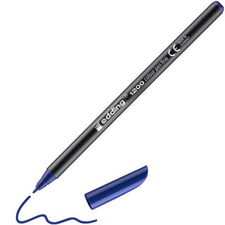 EDDING Faserschreiber 1200 1 mm blau