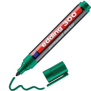 EDDING Permanentmarker 300 mit Rundspitze 1.5-3 mm grün