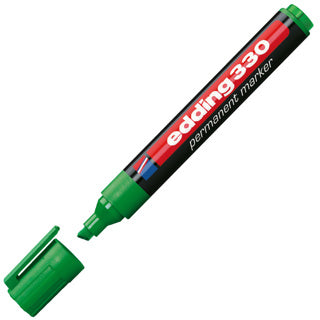 EDDING Permanentmarker 330 mit Keilspitze 1-5 mm grün