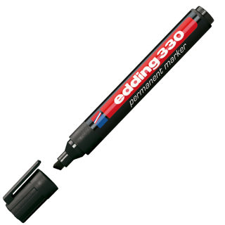 EDDING Permanentmarker 330 mit Keilspitze 1-5 mm schwarz