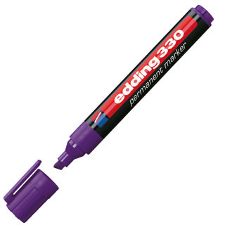 EDDING Permanentmarker 330 mit Keilspitze 1-5 mm violett