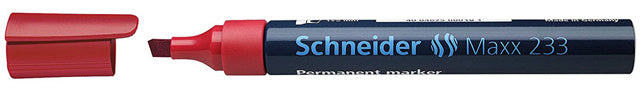 SCHNEIDER Permanentmarker Maxx 233 Keilspitze 1-5 mm rot