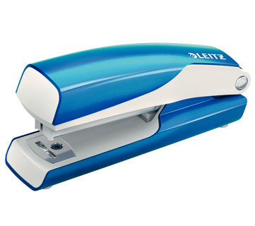 LEITZ Mini-Hefter NeXXT Series WOW 5528 10 Blatt blau metallic