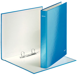 LEITZ Ringbuch WOW 4 cm mit 2 Ringen blau