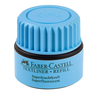 FABER-CASTELL Nachfüllung 1549 für Textmarker 30 ml blau
