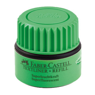 FABER-CASTELL Nachfüllung 1549 für Textmarker 30 ml grün