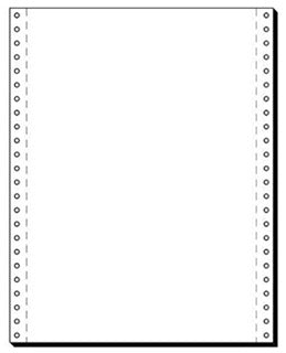 EDV-Papier 12 x 240 mm 1-fach leer 2.000 Blatt