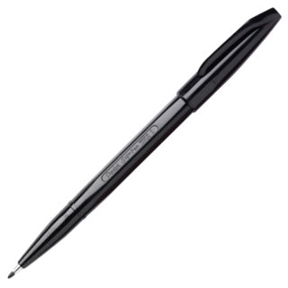 PENTEL Faserschreiber S520 Sign Pen 0.8 mm schwarz