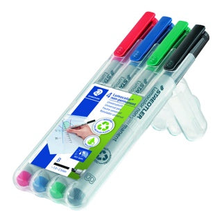 STAEDTLER OHP-Stift Lumocolor® 312 non-permanent 1-2.5 mm 4 Stück mehrere Farben