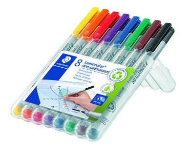 STAEDTLER OHP-Stift Lumocolor® 315 non-permanent 1 mm 8 Stück mehrere Farben