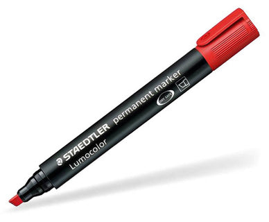 STAEDTLER Permanentmarker Lumocolor® 350 mit Keilspitze 2-5 mm rot