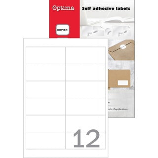 OPTIMA Etiketten DIN A4 100 Blatt 9.7 x 4.23 cm