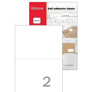 OPTIMA Etiketten DIN A5 100 Blatt 21 x 14.8 cm