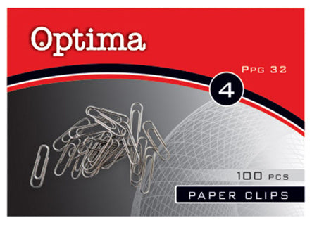OPTIMA Büroklammern 32 mm 100 Stück