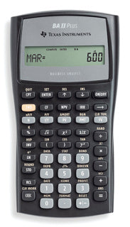 TEXAS INSTRUMENTS Taschenrechner BAII Plus