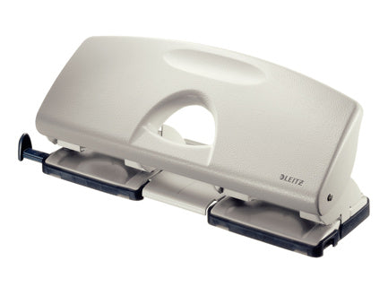 LEITZ Doppellocher 25 Blatt grau