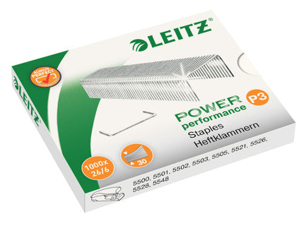 LEITZ Heftklammern 26/6 1000 Stück