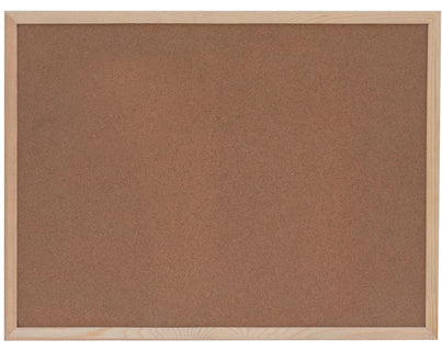 OPTIMA Korktafel mit Holzrahmen 30 x 40 cm braun