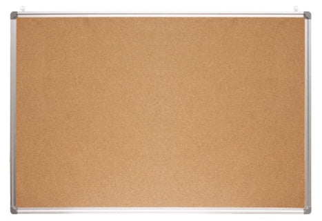 OPTIMA Korktafel mit Alurahmen 90 x 120 cm braun