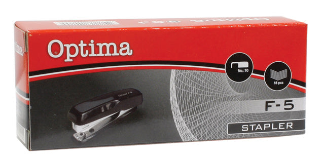 OPTIMA Hefter F5 Nr. 10 schwarz