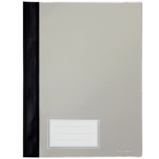 BENE Schnellhefter 281100 A4 mit Einsteckfach inkl. Beschriftungsschild PVC 230 x 315 mm schwarz