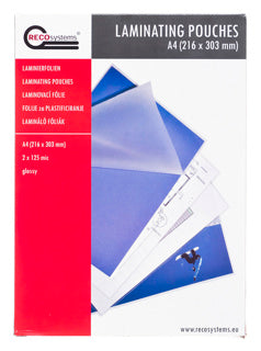 RECOsystems Laminierfolie A4 2x 125 µm 100 Stück