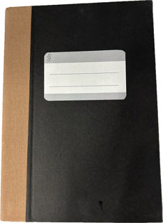 Geschäftsbuch A5 192 Blatt kariert schwarz