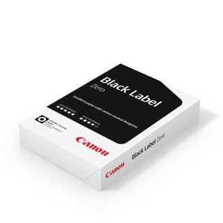 CANON Kopierpapier Black Label Zero TCF 500 Blatt A4 CO2-neutral 80 g/m² CIE161 weiß
