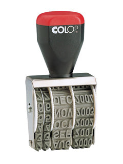 COLOP Datumbänderstempel 05000 12 Jahre ohne Stempelkissen 5 mm