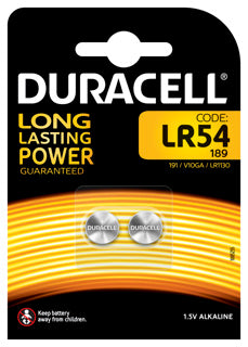 DURACELL Knopfzelle LR54 1.5 V 2 Stück