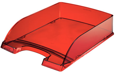 LEITZ Briefkorb A4 rot transparent