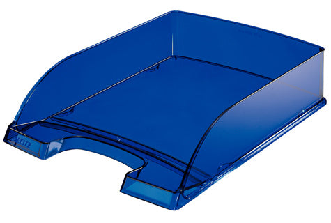 LEITZ Briefkorb A4 blau transparent