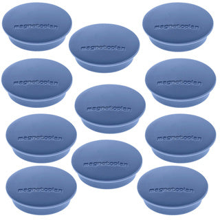 MAGNETOPLAN Magnete Discofix 34 mm 10 Stück dunkelblau