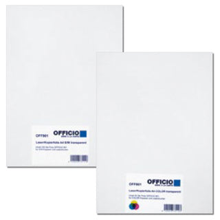 OFFICIO Laser/Kopierfolie A4 100 Blatt schwarz/weiß