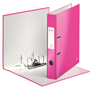 LEITZ Ordner A4 5 cm pink